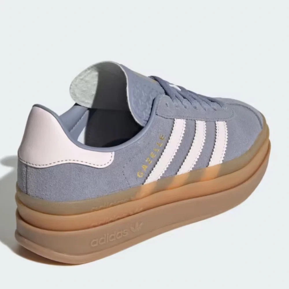 adidas Gazelle Bold J Silver Violet / Almost Pink / Gum - Picture 3 of 9